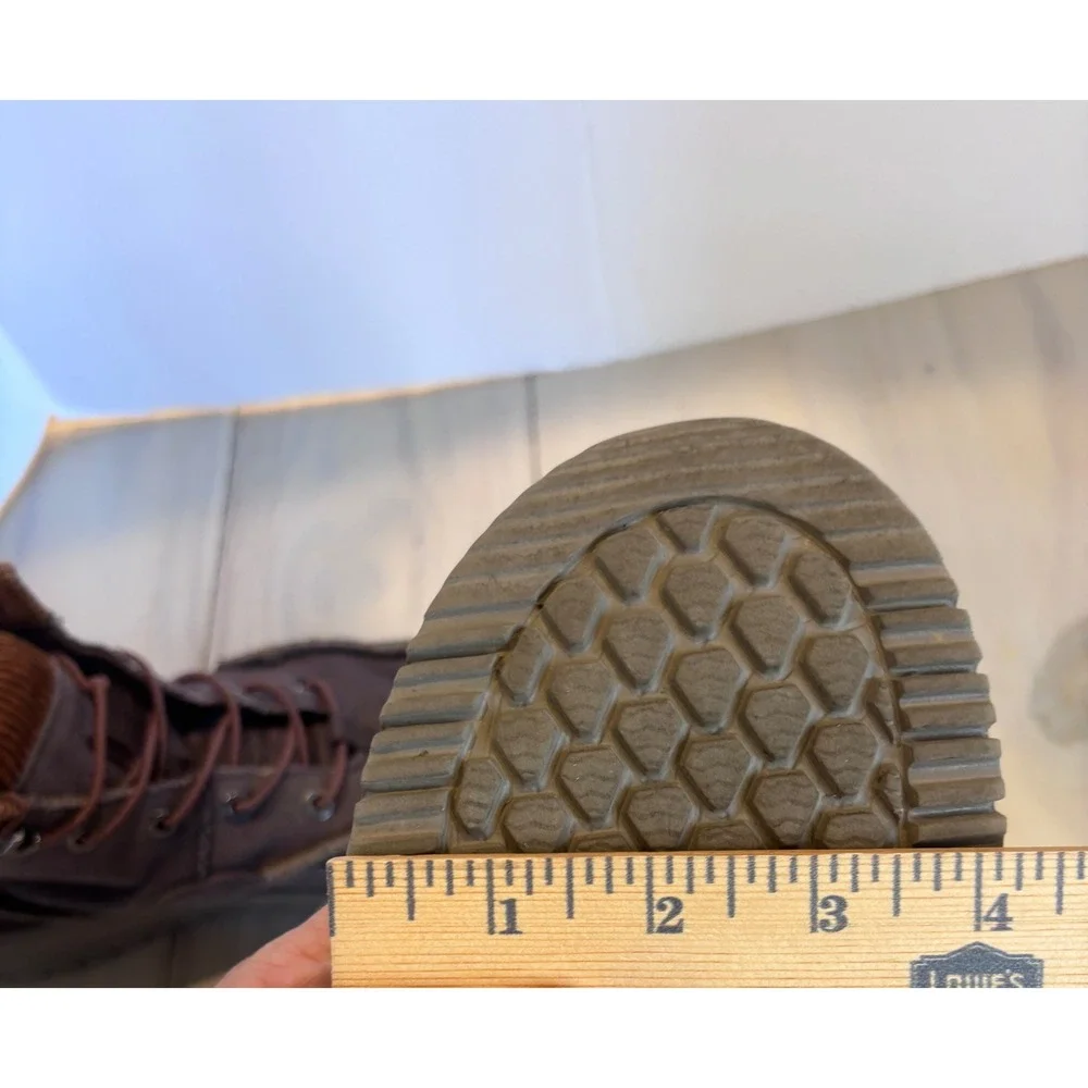 Hey Dude Bradley Corduroy Collar Mens Brown Multi Chukka Boots 42066-2GS Size 7